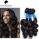 7A Grade Natural Black Loose Wave European Virgin Hair Of Human Hair Weaving for sale