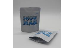 China Small Frosted Zip Lock Stand Up Pouch Packaging Mylar Bags For Weed supplier