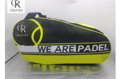 China Classical Simple Padel Racket Bag Tennis 600D For One Racket supplier