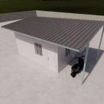 Prebuilt Temp Rest Area Folding Container House Fast Assembly Foldable Prefab House