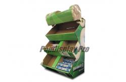 China Degradable Counter Cardboard Retail Display Stands 3 Trays Strong Structure supplier