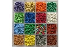 China EPDM Rubber Granules Interlocking Exercise Mat Fire Resistant Green supplier