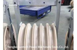 China 1040x125mm 50KN Overhead Line Conductor Stringing Pulley Blocks supplier