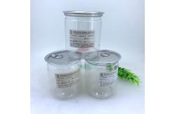 China Air Proof Clear Empty Food Grade 450ml Jar Pet Packaging supplier