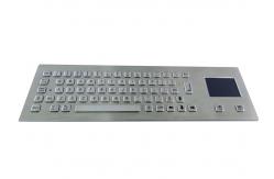China FCC PS/2 SUS304 Industrial Keyboard With Touchpad supplier