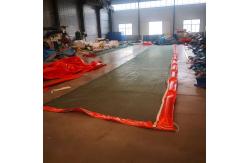 China Marine Dredging PVC Floating Turbidity Fence Barrier For Water Silt supplier
