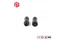 China Male Female 7 8 9 Pin M14 Waterproof Electrical Connector Socket supplier