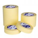 Crepe Paper Masking Colored Painter's Tape Yellow 2 Inch Custom for sale