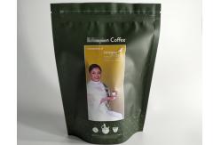 China Laminated Custom Plastic Pouches Packaging Zipper Top Sealing With Valve supplier