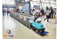 China Collect And Pushing Electric Scooter Airport Luggage Trolley Cart With Remote Control supplier