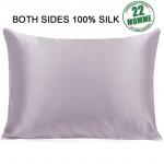 Plain Dyed Purple 100 Pure Silk Pillowcase 19 Momme For Hair Non Toxic for sale