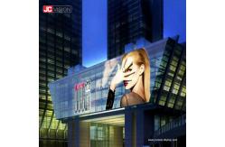 China JCVISION High Brightness Transparent LED Screen Display Glass Window Video Wall supplier