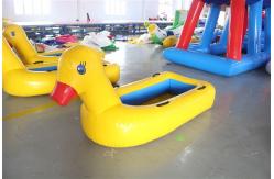 China Swimming Tarpaulin 0.9mm Giant Inflatable Duck Pool Float supplier