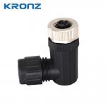 Industrial M12 Fielded-wirable Connector Resistance ≤5mΩ 4 Pin Outlet Diameter 4-8mm for sale