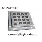 16 Keys Usb Ps2 Matrix Metal Numeric Keypad Rear Panel Mounting Solution for sale