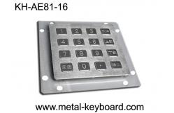 China 16 Keys Usb Ps2 Matrix Metal Numeric Keypad Rear Panel Mounting Solution supplier