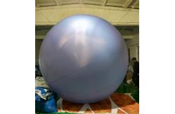 China Hot selling inflatable helium balloon PVC white with logo and led light supplier