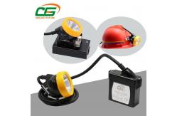 China Super Bright Coal Miner Headlamp For Construction Low Power Indication supplier