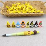Cute Cartoon Silicone Gnomes Focal Beads 100 Pcs Custom Low MOQ for sale