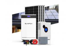 China Solar Power System Home Complete Hybrid Rooftop Set 5000w 15kw Solar System supplier