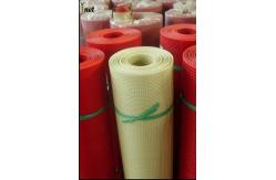 China Red Self Adhesive Fiberglass Mesh Water Resistant Stucco Mesh Roll Customized supplier