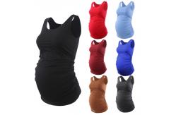 China high quality bamboo fabric tank top popular newest hot sell wholesale maternity clothes supplier