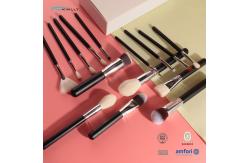 China 22pcs Black Makeup Brushes Set With Powder Blush Foundation Eyeshadow supplier