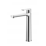 Modern High Body Bathroom Vessel Sink Faucet Deck Mounted Basin Mixer Tap for sale
