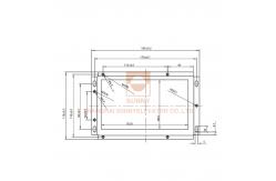 China 189 * 118mm Segment Lcd Display / Dc18 - 30v Elevator Display Screens supplier
