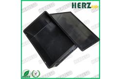 China ESD Container Bin Anti static Circulation Black Box supplier