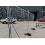 7 Ft Height Temporary Construction Site Fencing Hot Dipped Galvanized With Chain Link Mesh for sale