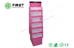 China Custom Retail Printed Corrugated POP Cardboard Floor Display Racks supplier