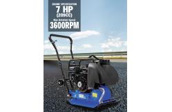 China Heavy Duty Plate Comactor 7HP 4200lbs Impact Force with Water Tank supplier