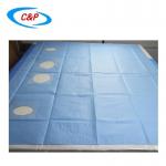 SMS Nonwoven Fabric Surgical Femoral Radial Angiography Drape For Hospitals And Clinics for sale