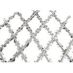 100*200mm Mesh Size Concertina Barbed Tape Ss316 304 Stainless Steel Welded for sale