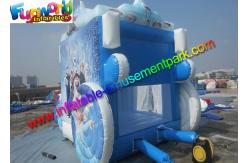 China Frozen Carriage Inflatable Bouncer Slide Air Bouncy Castle With Plato Material supplier