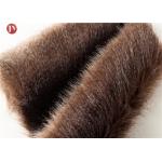 68mm Pile Height Plush Faux Fur Fabric Feather Ostrich Exotic Synthetic for sale