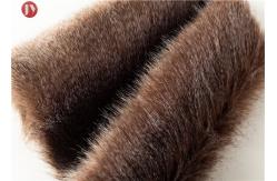 China 68mm Pile Height Plush Faux Fur Fabric Feather Ostrich Exotic Synthetic supplier