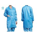Wear Resistant ESD Clean Room Anti Static Work Wear Soft Comfortable for sale