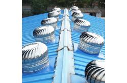 China 201/304 SS Poultry Environmental Control System Motorless Roof Ventilation Fans supplier