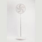 9 Inch Mini Folding Fan Portable USB Rechargeable Cooling Pedestal Standing Fan for sale