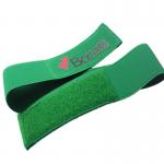 Green Polyester Fabric Elastic Hook And Loop Straps 3cm*50cm for sale