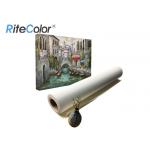 Water Based Inkjet Printable Canvas / 100% Cotton Art Canvas Rolls Matte Surface