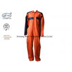Two Tone Blue Red Fr Coveralls Ripstop Safety Industrial Welding EN11611 for sale