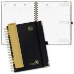 8.5'' x 6.5'' Hardcover Planner Jul. 2023 - Jun. 2023 Customisable Black