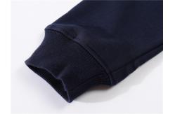 China SGS Unlined  Embroidery Long Sleeve Pullover Hoodie Threaded Cuffs supplier