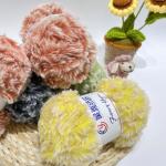 Imitation Fur Yarn Blanket Scarf Set Fluffy Big Cotton Crochet DIY Household Knitting Yarn for sale