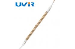 China Gold Coating Quartz Heating Lamps RS Base for Heating applications supplier
