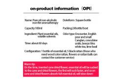 China ODM Geo Aroma Reed Diffuser 100ml Sustainable Frosted Private Label supplier