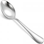Silver Stainless Steel 12 Piece Dinner Spoons Set For Home Kitchen Or Restaurant for sale
